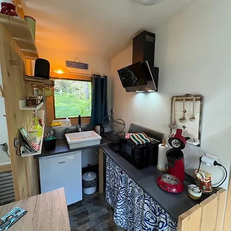 Hibou 1 Couchage En 140 Domaine De La Mamounette Dom wakacyjny Champclause