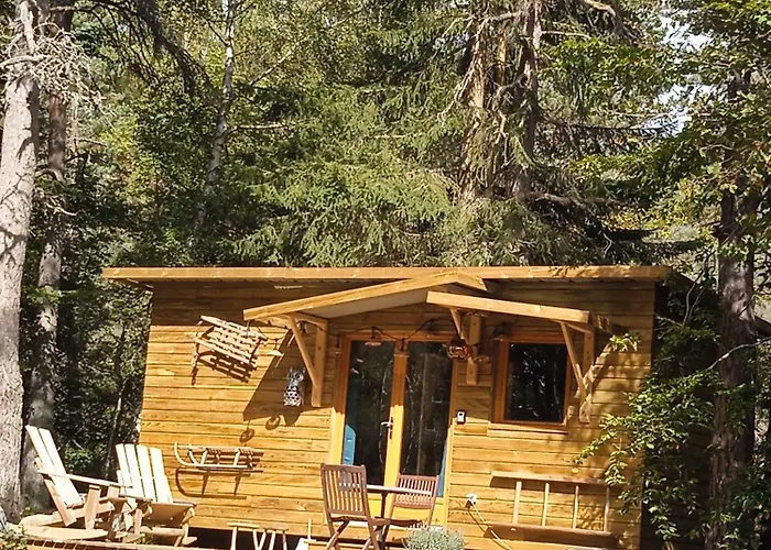 Hibou 1 Couchage En 140 Domaine De La Mamounette Дом отдыха Champclause